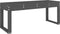 vidaXL - Tuinbank - 110x38x45 - cm - massief - grenenhout - grijs