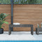 vidaXL - Tuinbank - 110x38x45 - cm - massief - grenenhout - grijs