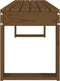 vidaXL - Tuinbank - 110x38x45 - cm - massief - grenenhout - honingbruin
