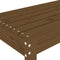 vidaXL - Tuinbank - 110x38x45 - cm - massief - grenenhout - honingbruin