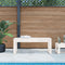 vidaXL - Tuinbank - 110x38x45 - cm - massief - grenenhout - wit