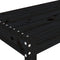 vidaXL - Tuinbank - 110x38x45 - cm - massief - grenenhout - zwart