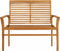 vidaXL - Tuinbank - 112 - cm - massief - teakhout