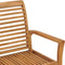 vidaXL - Tuinbank - 112 - cm - massief - teakhout