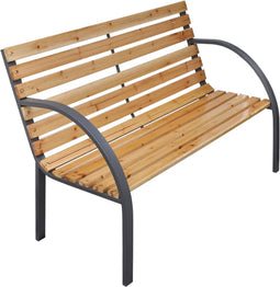 vidaXL - Tuinbank - 112 - cm - massief - vurenhout
