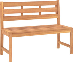 vidaXL - Tuinbank - 114 - cm - massief - teakhout