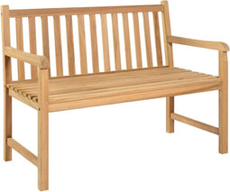 vidaXL - Tuinbank - 114 - cm - massief - teakhout