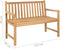 vidaXL - Tuinbank - 114 - cm - massief - teakhout