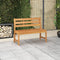 vidaXL - Tuinbank - 114 - cm - massief - teakhout