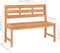 vidaXL - Tuinbank - 114 - cm - massief - teakhout