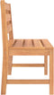 vidaXL - Tuinbank - 114 - cm - massief - teakhout