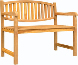 vidaXL - Tuinbank - 114x59x87 - cm - massief - teakhout