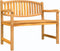 vidaXL - Tuinbank - 114x59x87 - cm - massief - teakhout