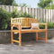 vidaXL - Tuinbank - 114x59x87 - cm - massief - teakhout