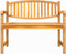 vidaXL - Tuinbank - 114x59x87 - cm - massief - teakhout