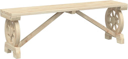 vidaXL - Tuinbank - 115 - cm - massief - vurenhout
