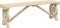vidaXL - Tuinbank - 115 - cm - massief - vurenhout