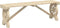 vidaXL - Tuinbank - 115 - cm - massief - vurenhout