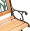 vidaXL - Tuinbank - 116 - cm - massief - vurenhout - en - staal