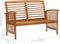 vidaXL - Tuinbank - 119 - cm - massief - acaciahout