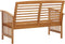 vidaXL - Tuinbank - 119 - cm - massief - acaciahout