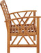 vidaXL - Tuinbank - 119 - cm - massief - acaciahout
