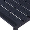 vidaXL - Tuinbank - 120,5 - cm - PS-plaat - zwart