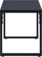 vidaXL - Tuinbank - 120,5 - cm - PS-plaat - zwart