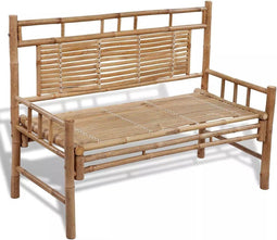 vidaXL - Tuinbank - 120 - cm - bamboe