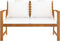 vidaXL - Tuinbank - 120 - cm - en - crèmekleurig - kussen - acaciahout