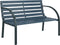 vidaXL - Tuinbank - 120 - cm - hout - grijs