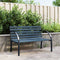 vidaXL - Tuinbank - 120 - cm - hout - grijs