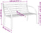 vidaXL - Tuinbank - 120 - cm - hout - grijs