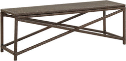 vidaXL - Tuinbank - 120 - cm - poly - rattan - bruin