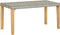 vidaXL - Tuinbank - 120 - cm - poly - rattan - en - massief - acaciahout - grijs