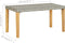 vidaXL - Tuinbank - 120 - cm - poly - rattan - en - massief - acaciahout - grijs