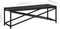 vidaXL - Tuinbank - 120 - cm - poly - rattan - zwart