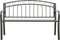 vidaXL - Tuinbank - 120 - cm - staal - grijs