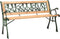 vidaXL - Tuinbank - 122 - cm - gietijzer - en - massief - vurenhout