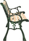vidaXL - Tuinbank - 122 - cm - gietijzer - en - massief - vurenhout