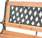 vidaXL - Tuinbank - 122 - cm - hout
