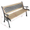 vidaXL - Tuinbank - 122 - cm - hout
