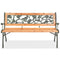 vidaXL - Tuinbank - 122 - cm - hout