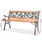 vidaXL - Tuinbank - 122 - cm - hout