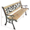 vidaXL - Tuinbank - 122 - cm - hout