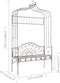 vidaXL - Tuinbank - 122 - cm - ijzer - antiekbruin