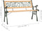 vidaXL - Tuinbank - 122 - cm - massief - vurenhout