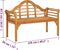 vidaXL - Tuinbank - 125 - cm - massief - acaciahout