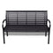 vidaXL - Tuinbank - 125 - cm - staal - en - HKC - zwart