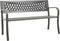 vidaXL - Tuinbank - 125 - cm - staal - grijs